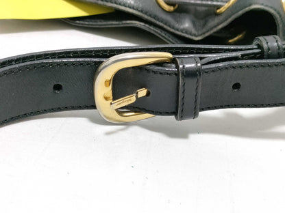 Salvatore Ferragamo Leather Bucket Shoulder Bag