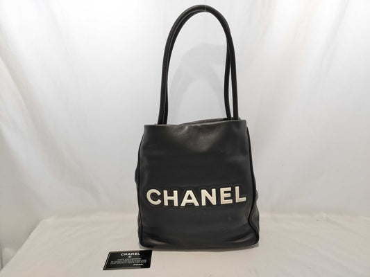 CHANEL Lambskin Camellia Tote Bag Shoulder Bag