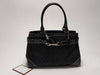 COACH Signature Canvas and Leather Handbag, Black