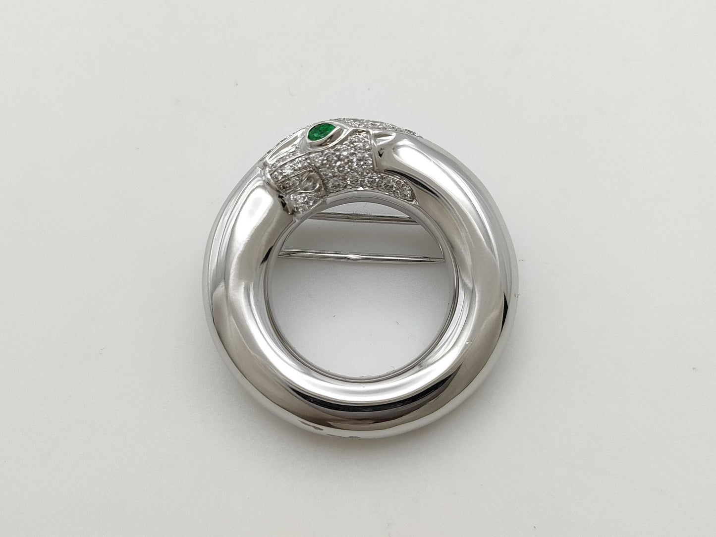 Cartier Panthere de Cartier Emerald Diamond WG 750 16.2g brooch