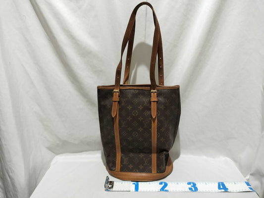 LOUIS VUITTON Monogram Bucket GM Tote Bag 