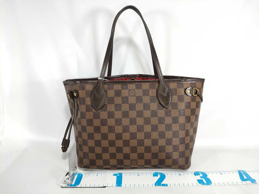 LOUIS VUITTON Damier N41358 Neverfull MM Tote Bag