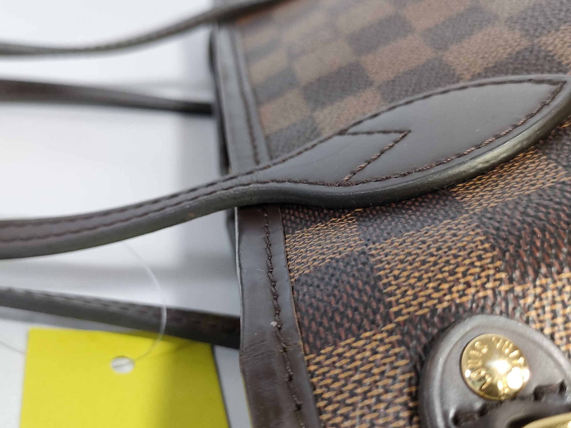 LOUIS VUITTON Damier N41358 Neverfull MM Tote Bag