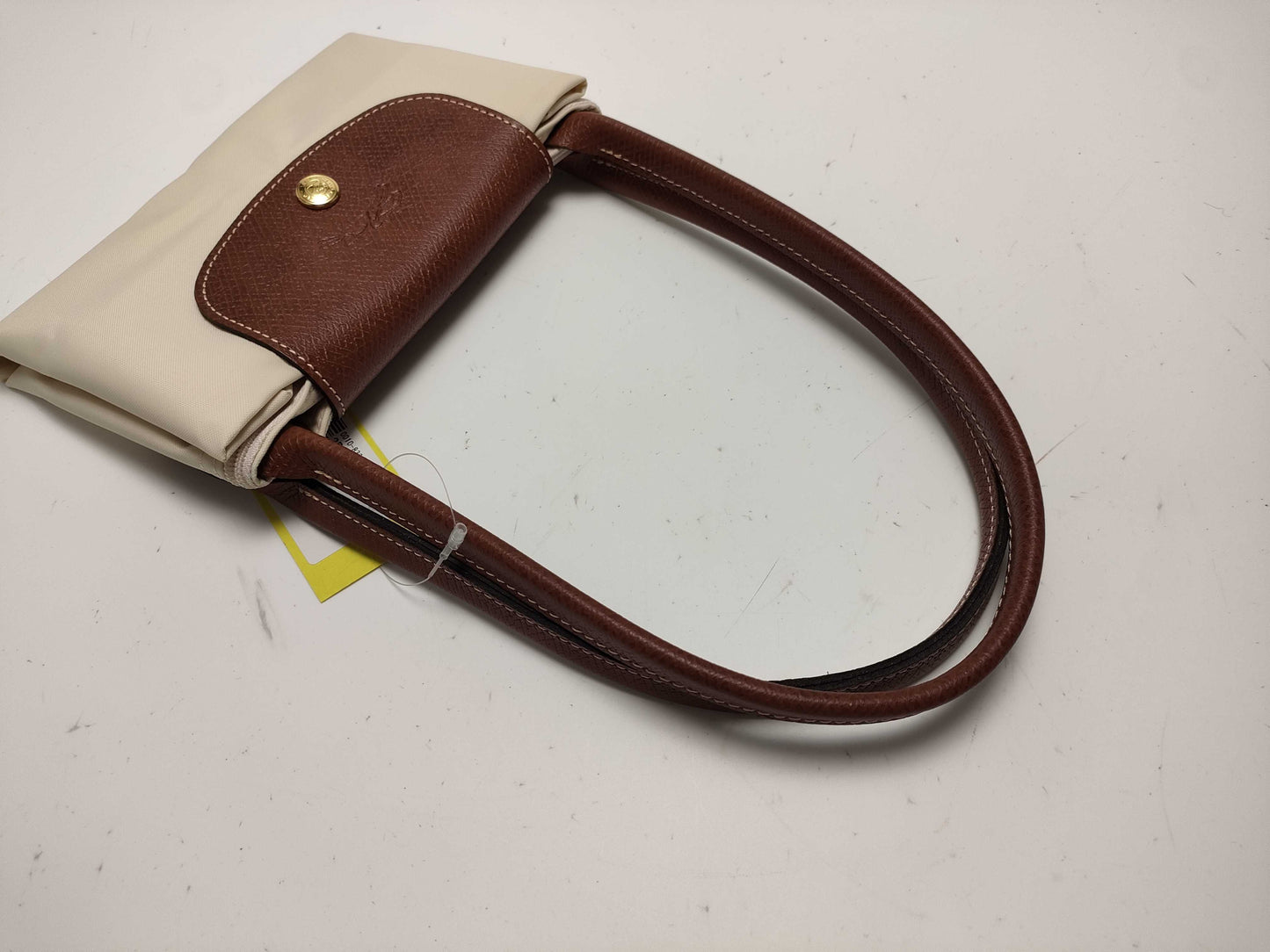 LONG CHAMP Pliage/Ivory Shoulder Bag