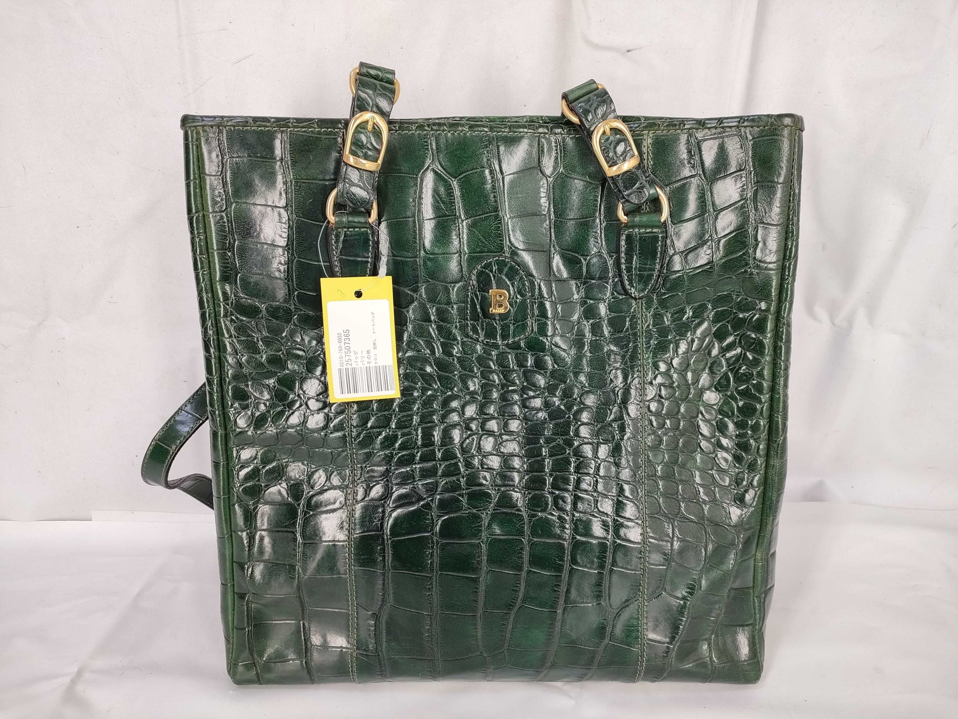 BALLY Crocodile Embossed Tote Bag Tote Bag
