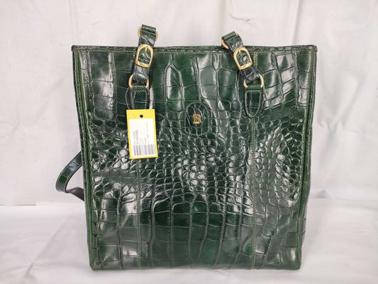 BALLY Crocodile Embossed Tote Bag Tote Bag