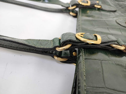 BALLY Crocodile Embossed Tote Bag Tote Bag