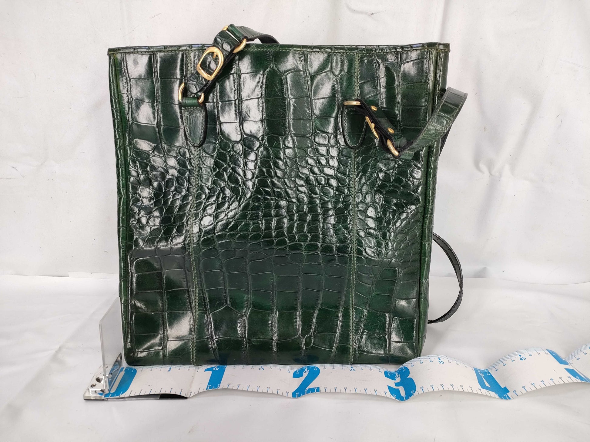 BALLY Crocodile Embossed Tote Bag Tote Bag