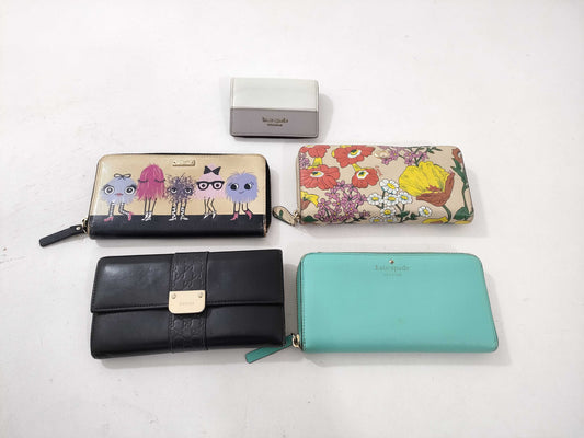 GUCCI Coach Kate Spade 5-piece wallet set