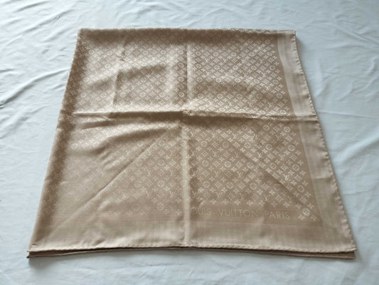 LOUIS VUITTON Monogram Large Stole Scarf