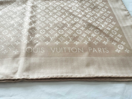 LOUIS VUITTON Monogram Large Stole Scarf