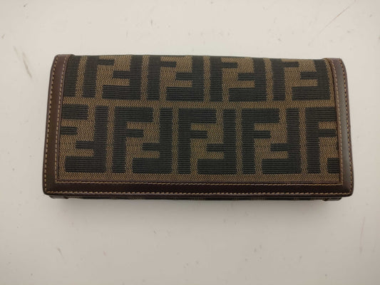FENDI Zucca pattern long wallet