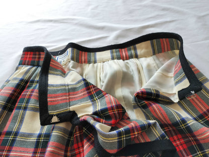 Yves Saint Laurent Check Skirt Skirt