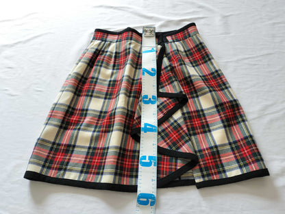 Yves Saint Laurent Check Skirt Skirt