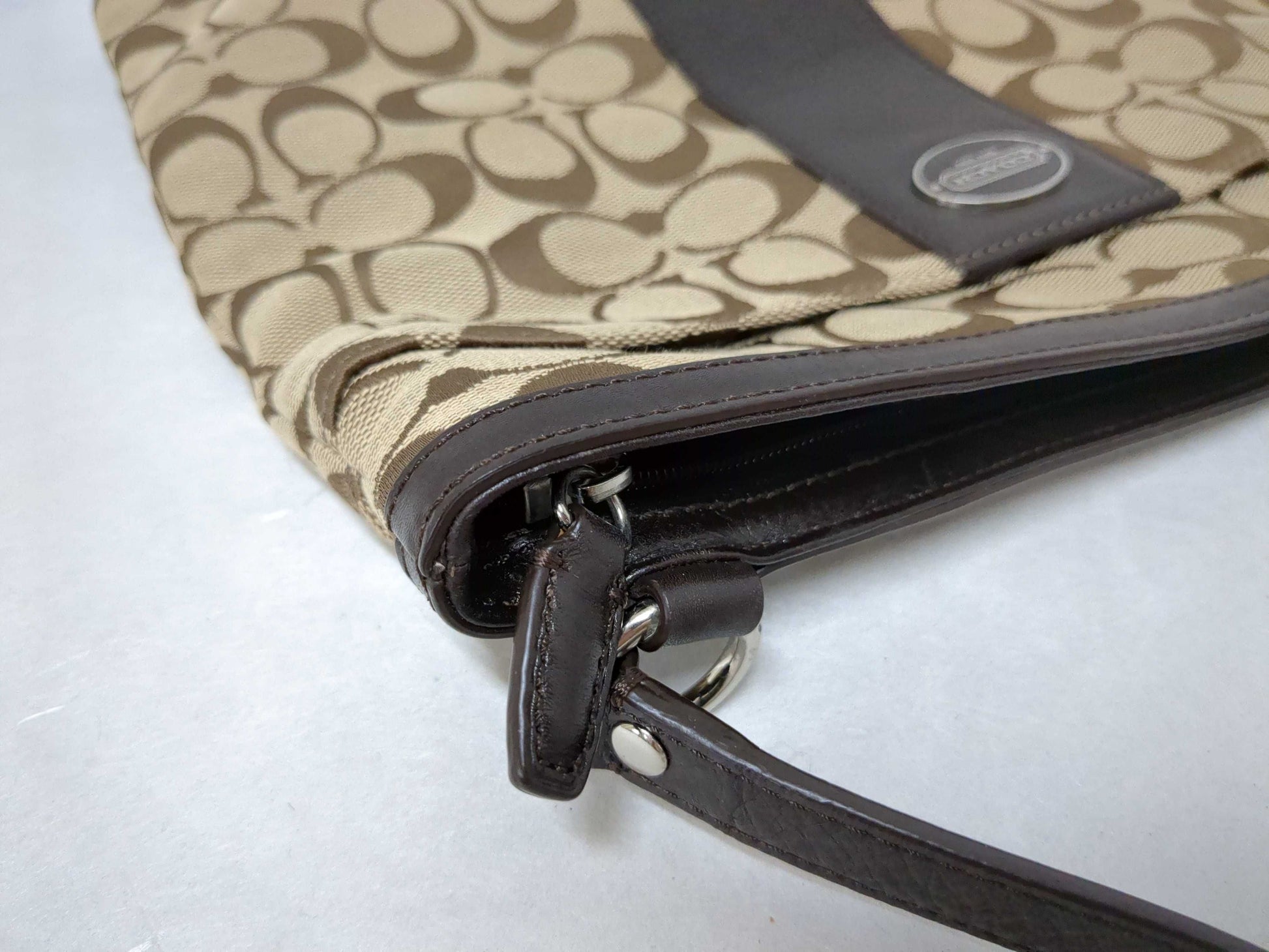 COACH Signature Shoulder, 2-way Bag & Wallet Set Shoulder Bag