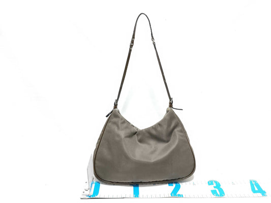 PRADA Nylon Khaki Nylon Shoulder Bag