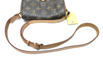 LOUIS VUITTON Monogram M51254 Mini Cartouchiere Shoulder Bag