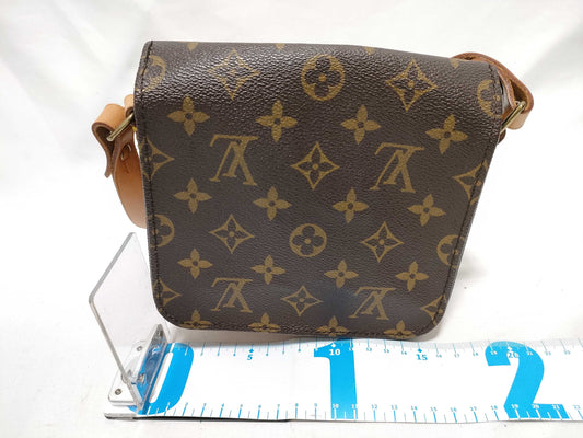 LOUIS VUITTON Monogram M51254 Mini Cartouchiere Shoulder Bag