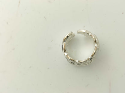 HERMES Chaine d'Ancre Anchaîne GM Ag925 with box Ring