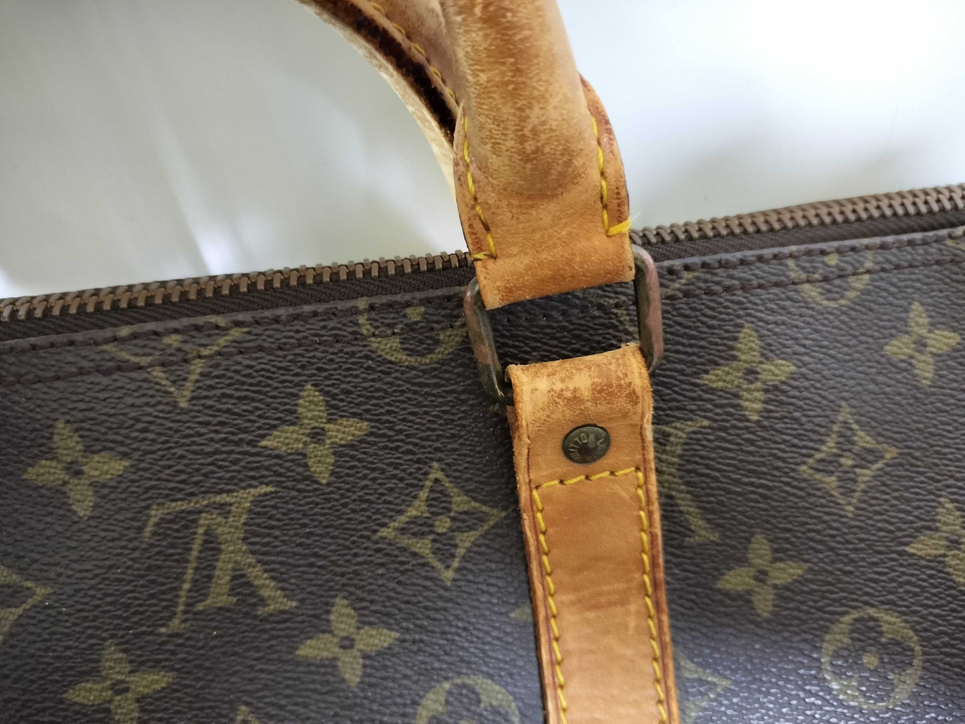LOUIS VUITTON Monogram Keepall 60 Boston Bag