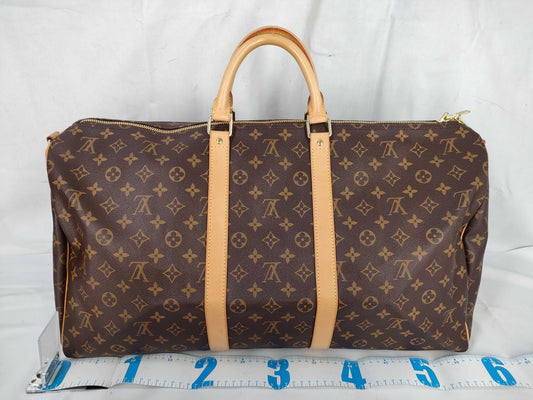 LOUIS VUITTON Monogram M41414 Keepall Bandouliere 55 ST Boston Bag 