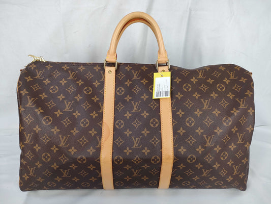 LOUIS VUITTON Monogram M41414 Keepall Bandouliere 55 ST Boston Bag 