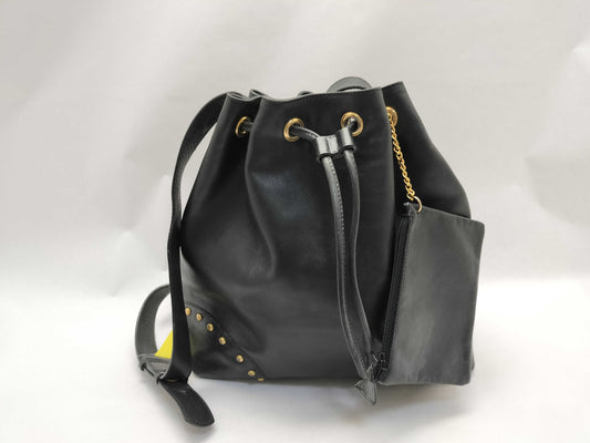 CELINE Bucket Black Shoulder Bag 