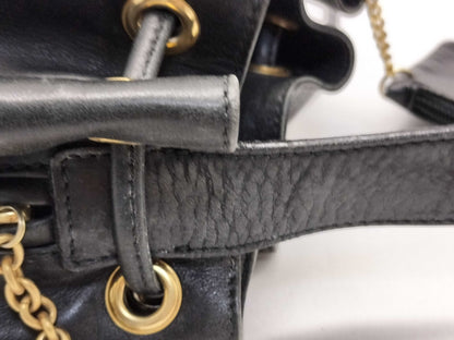 CELINE Bucket Black Shoulder Bag 