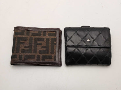 Chanel and Fendi wallets 