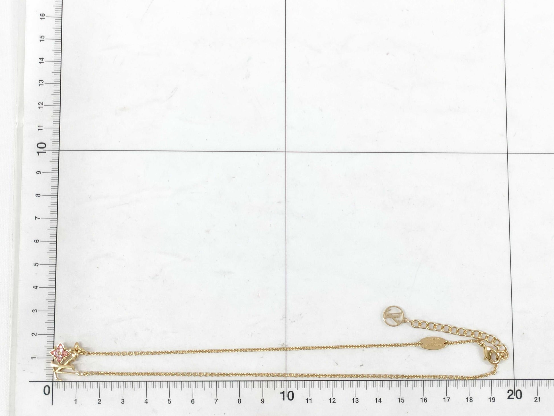 LOUIS VUITTON M00783 LE2244 Collier Lulugram Necklace Necklace