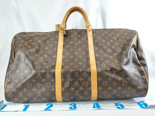 LOUIS VUITTON Monogram Keepall Bandouliere 60 M41412 Boston Bag