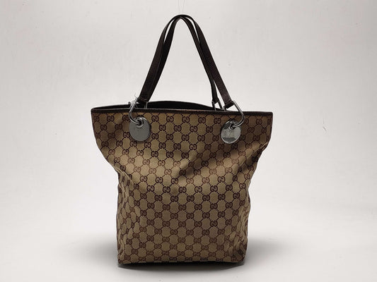GUCCI GG Canvas Tote Bag
