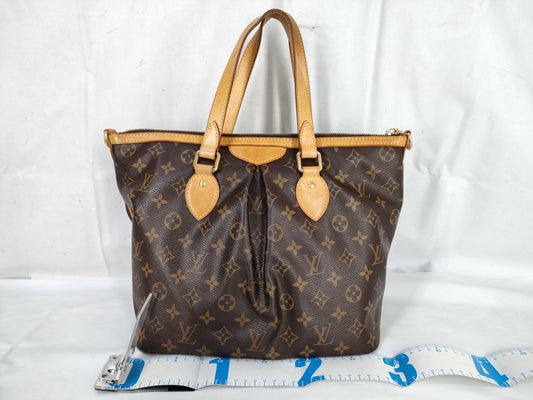 LOUIS VUITTON Monogram M40145 Palermo PM ST Handbag in Excellent Condition