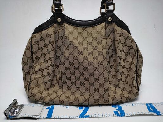 GUCCI GG Canvas Handbag 211944 Handbag