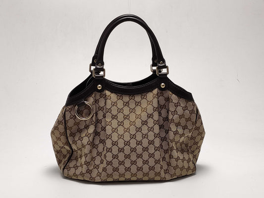 GUCCI GG Canvas Handbag 211944 Handbag