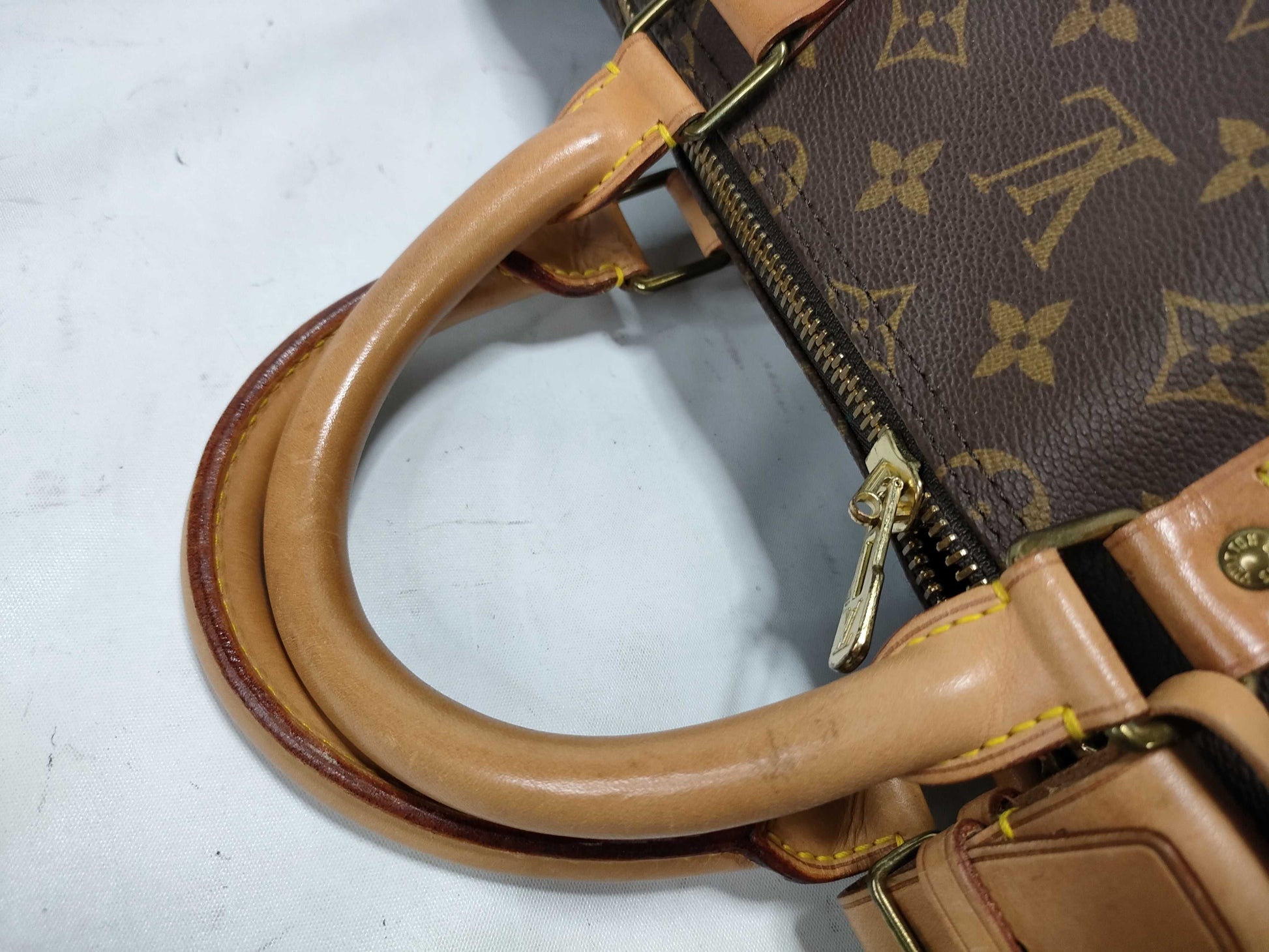 LOUIS VUITTON Monogram M41416 Keepall Bandouliere 55 Boston Bag