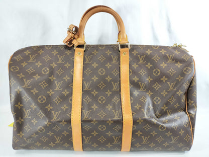 LOUIS VUITTON Monogram M41414 Keepall Bandouliere 55 Boston Bag