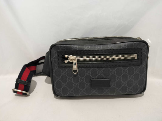 GUCCI GG Supreme Sherry Body Bag 474293 Waist Bag