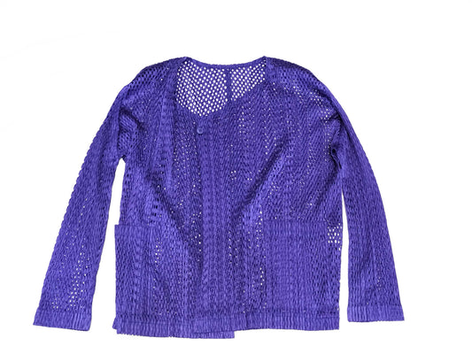 PLEATS PLEASE Issey Miyake Pleats Please Cardigan, Purple