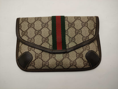 GUCCI Old GG Supreme Sherry Pouch