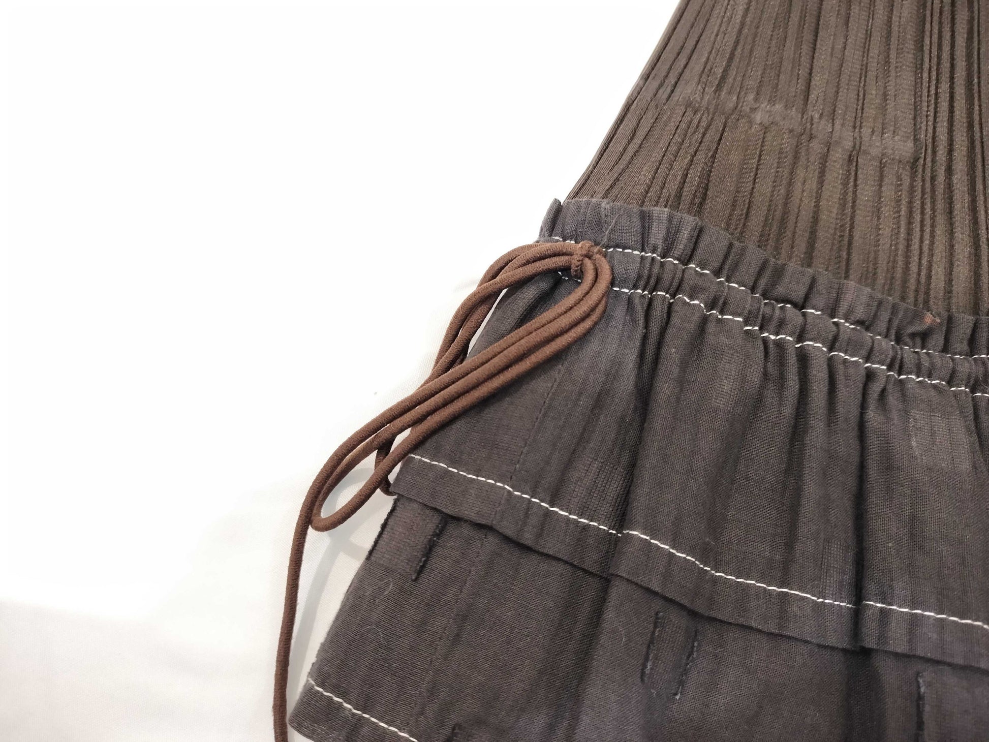 PLEATS PLEASE ruffle shirt