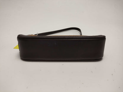 COACH Suede and Leather One-Shoulder Bag with Brush 7753 Shoulder Bag