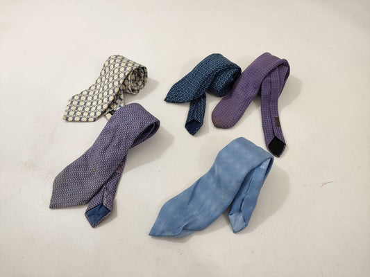 HERMES *4/Chanel *1 Total of 5 Ties