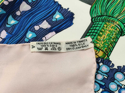 HERMES Carré 90 Passementrie Scarf