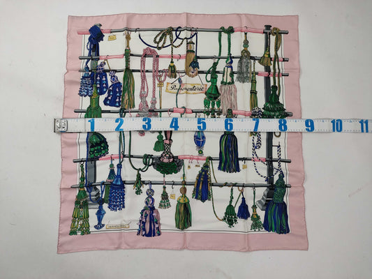 HERMES Carré 90 Passementrie Scarf