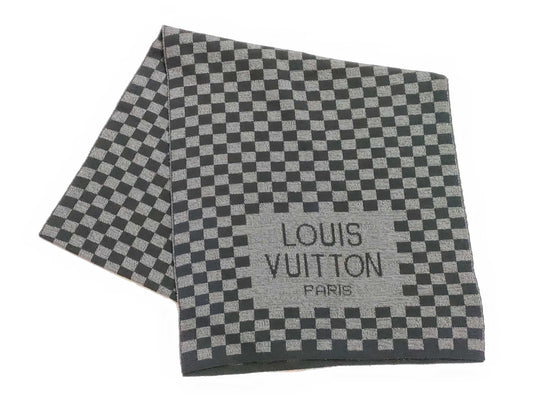 LOUIS VUITTON Damier Damier Pattern Scarf 