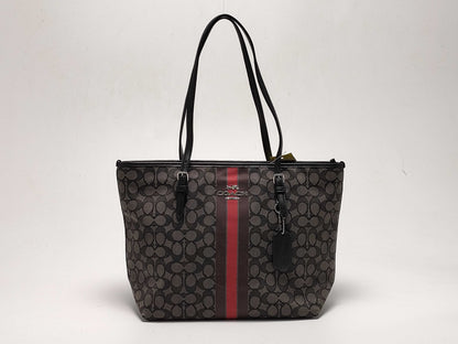 COACH Signature F39043 Tote Bag Boston Bag