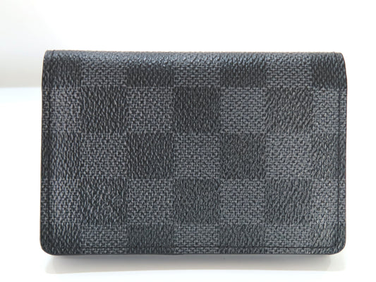 LOUIS VUITTON Damier Graphite Card Case, Pass Case, Business Card Case