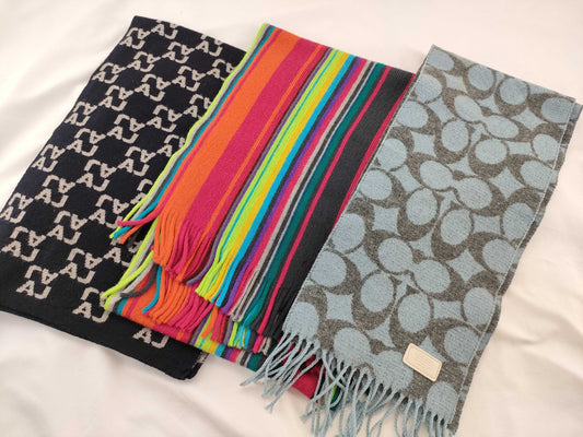 COACH Signature Armani/Paul Smith Scarf *3-Piece Set Scarf