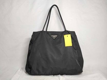 PRADA Nylon Hand Black Handbag